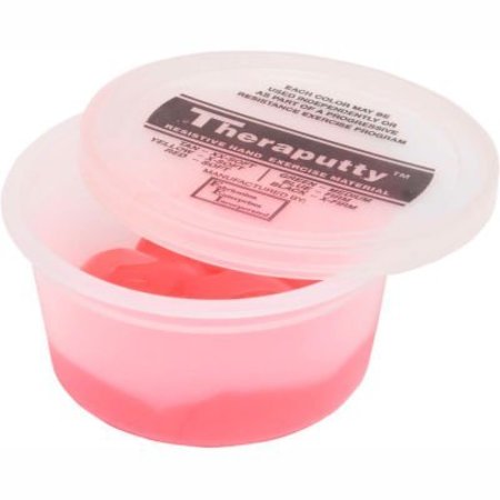 FABRICATION ENTERPRISES TheraPutty® Standard Exercise Putty, Red, Soft, 3 Ounce 10-0968